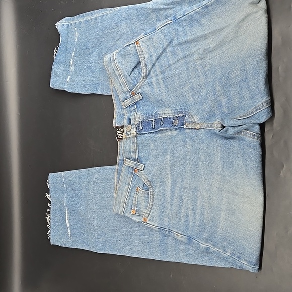 BDG Urban Outfitters Boyfriend Low Rise Distressed Raw Hem 26W - Picture 9 of 10